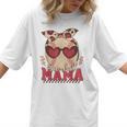 Heart Glasses Baseball Mama Baseball Mom Mother's Day Women T-Shirt Heart Glasses Baseball Mama Baseball Mom Mother's Day Women T-Shirt