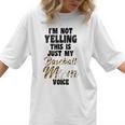 I'm Not Yelling This Is Baseball Mom Baseball Women T-Shirt I'm Not Yelling This Is Baseball Mom Baseball Women T-Shirt