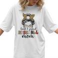 Loud And Proud Baseball Mom Messy Bun Leopard Baseball Mom Women T-Shirt Loud And Proud Baseball Mom Messy Bun Leopard Baseball Mom Women T-Shirt