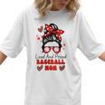Loud And Proud Baseball Mom Messy Bun Leopard Mother Day Women T-Shirt Loud And Proud Baseball Mom Messy Bun Leopard Mother Day Women T-Shirt