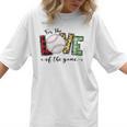 For The Love Of The Game Day Baseball Mom Cheering Lovers Women T-Shirt For The Love Of The Game Day Baseball Mom Cheering Lovers Women T-Shirt