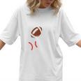 Mom Of Ballers USA Flag Football Baseball Mom Women T-Shirt