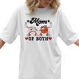 Mom Of Both Basketball Baseball Mom Women T-Shirt