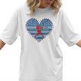 Primitive Patriotic American Baseball Mom Softball Dingers Women T-Shirt Primitive Patriotic American Baseball Mom Softball Dingers Women T-Shirt