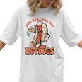 Retro Just Here For The Hotdogs Baseball Mom Sport Lover Women T-Shirt Retro Just Here For The Hotdogs Baseball Mom Sport Lover Women T-Shirt