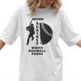Retro Moms Against Baseball Pants Baseball Mom Women T-Shirt