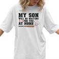 My Son Will Be Waiting For You At Home Baseball Mom Women T-Shirt