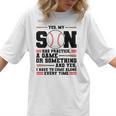 Yes Son Has Practice a Game Baseball Mom Women T-Shirt