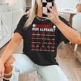 Baseball Mom Alphabet Parent Mama Player Game Sport Fan Women T-Shirt Baseball Mom Alphabet Parent Mama Player Game Sport Fan Women T-Shirt