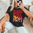 Baseball Mom Game Day Trendy Pink Leopard Mama Women T-Shirt Baseball Mom Game Day Trendy Pink Leopard Mama Women T-Shirt