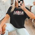 Baseball Mom With Pink Bow Women T-Shirt Baseball Mom With Pink Bow Women T-Shirt