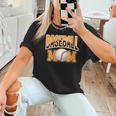 Baseball Mom Sports Orange Women T-Shirt Baseball Mom Sports Orange Women T-Shirt