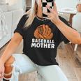 Baseball Mother Lover Baseballer Player Match Baseball Mom Women T-Shirt Baseball Mother Lover Baseballer Player Match Baseball Mom Women T-Shirt