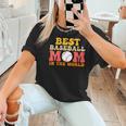 Best Baseball Mom In The World Baseball Women T-Shirt