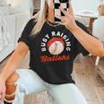Busy Raising Ballers Baseball Mom Sons Women T-Shirt Busy Raising Ballers Baseball Mom Sons Women T-Shirt