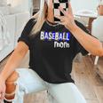 Custom Hustle Tball Tee Ball Womens Baseball Mom Women T-Shirt Custom Hustle Tball Tee Ball Womens Baseball Mom Women T-Shirt