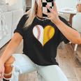 Cute Love Baseball Fast Pitch Softball Heart Baseball Mom Women T-Shirt Cute Love Baseball Fast Pitch Softball Heart Baseball Mom Women T-Shirt