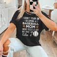 I Didn't Plan On Becoming a Baseball Mom Mother's Day Women T-Shirt I Didn't Plan On Becoming a Baseball Mom Mother's Day Women T-Shirt