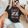 My Favorite Baseball Player Calls Me Mom Proud Baseball Mom Women T-Shirt