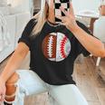 Football Baseball Player Football Baseball Mom Women T-Shirt Football Baseball Player Football Baseball Mom Women T-Shirt