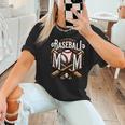 Home Run Baseball Mom Women T-Shirt