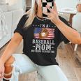 I'm a Baseball Mom Nothing Scares Me Baseball Women T-Shirt I'm a Baseball Mom Nothing Scares Me Baseball Women T-Shirt
