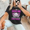 I'm A Baseball Mom Baseball Pitcher Catcher Baseball Player Women T-Shirt I'm A Baseball Mom Baseball Pitcher Catcher Baseball Player Women T-Shirt
