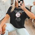 My Kid Might Not Always Swing Humors Baseball Mom Women T-Shirt