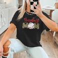 Sport Mom Leopard Mother's Day Baseball Mommy Mama Women T-Shirt Sport Mom Leopard Mother's Day Baseball Mommy Mama Women T-Shirt