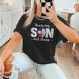 Thats My Son Out There For a Dominican Baseball Mom Women T-Shirt Thats My Son Out There For a Dominican Baseball Mom Women T-Shirt