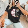 Warning Baseball Mom Will Yell Loudly Women T-Shirt Warning Baseball Mom Will Yell Loudly Women T-Shirt