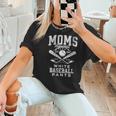 Women's Baseball Mom Moms Against Baseball Pants Proud Women T-Shirt