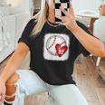 Womens Bleached Custom Baseball Mom Number 32 Heart For Mom Women T-Shirt Womens Bleached Custom Baseball Mom Number 32 Heart For Mom Women T-Shirt