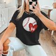 Womens Custom Baseball Mom Number 94 Heart For Mom Mommy Women T-Shirt