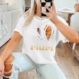 Ball Mom Heart Basketball Baseball Mom Premium Women T-Shirt