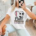 Ball Mom Heart Soccer Baseball Mom Women T-Shirt Ball Mom Heart Soccer Baseball Mom Women T-Shirt