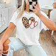 Baseball Heart Leopard Heart Sport Baseball Mom Women T-Shirt Baseball Heart Leopard Heart Sport Baseball Mom Women T-Shirt