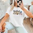 Baseball Mama Leopard Baseball Mom Mother's Day Women T-Shirt