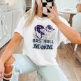 Baseball Mom Cute Design Sports & Softball Nostalgia Tee Raglan Baseball Tee Women T-Shirt Baseball Mom Cute Design Sports & Softball Nostalgia Tee Raglan Baseball Tee Women T-Shirt