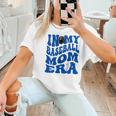 In My Baseball Mom Ear Blue Women T-Shirt In My Baseball Mom Ear Blue Women T-Shirt