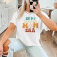In My Baseball Mom Era Baseball Retro Groovy Mom Women T-Shirt In My Baseball Mom Era Baseball Retro Groovy Mom Women T-Shirt