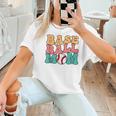 Baseball Mom Groovy Baseball Mom Women T-Shirt Baseball Mom Groovy Baseball Mom Women T-Shirt