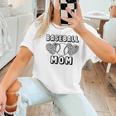 Baseball Mom Leopard Heart Game Day Women T-Shirt Baseball Mom Leopard Heart Game Day Women T-Shirt