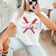 Baseball Mom Red Women T-Shirt Baseball Mom Red Women T-Shirt