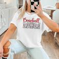 Baseball Mom Sporty Humor Raglan Baseball Tee Women T-Shirt