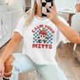 Calm Your Mitts Baseball Mom Sport Lover Women T-Shirt