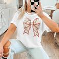 Coquette Bow Baseball Mama Baseball Mom Women Women T-Shirt Coquette Bow Baseball Mama Baseball Mom Women Women T-Shirt