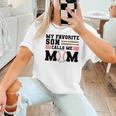 My Favorite Son Calls Me Mom Baseball Mom Women T-Shirt My Favorite Son Calls Me Mom Baseball Mom Women T-Shirt