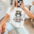 Loud And Proud Baseball Mom Messy Bun Leopard Baseball Mom Women T-Shirt Loud And Proud Baseball Mom Messy Bun Leopard Baseball Mom Women T-Shirt