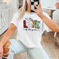 For The Love Of The Game Day Baseball Mom Cheering Lovers Women T-Shirt For The Love Of The Game Day Baseball Mom Cheering Lovers Women T-Shirt